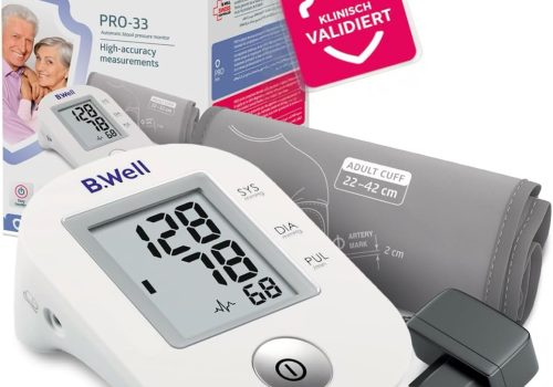 מד לחץ דם דיגיטלי לזרוע B.Well PRO-33 בי.וול – מדידה אוטומטית, זיהוי הפרעות קצב, שרוול אוניברסלי