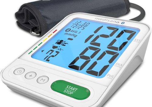 מד לחץ דם דיגיטלי לזרוע Medisana BU 584 connect מדיסאנה – בלוטות׳, אפליקציה, סולם רמזור, זיכרון 2×120