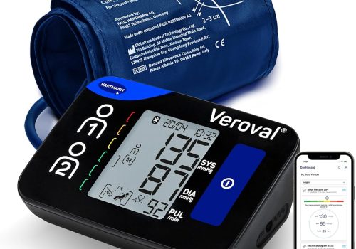 מד לחץ דם דיגיטלי לזרוע Veroval compact+ וורובל – מבנה קומפקטי, זיהוי AFib, בלוטות׳
